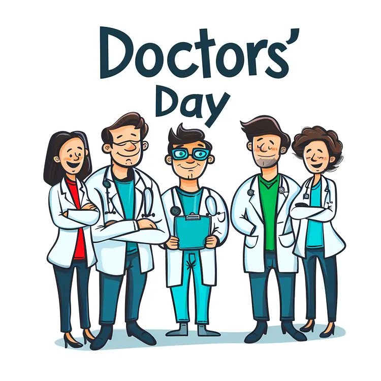 Doctors' Day Cartoon Team