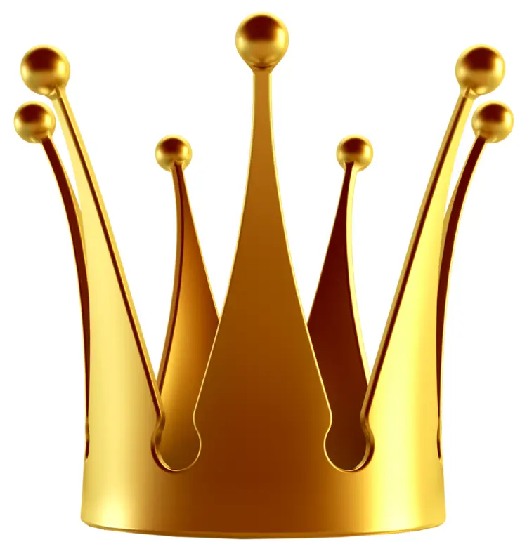 Gold Crown with Jewels