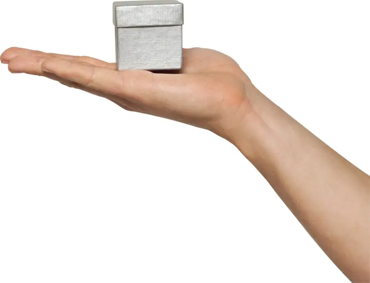 Hand Holding a Gift Box