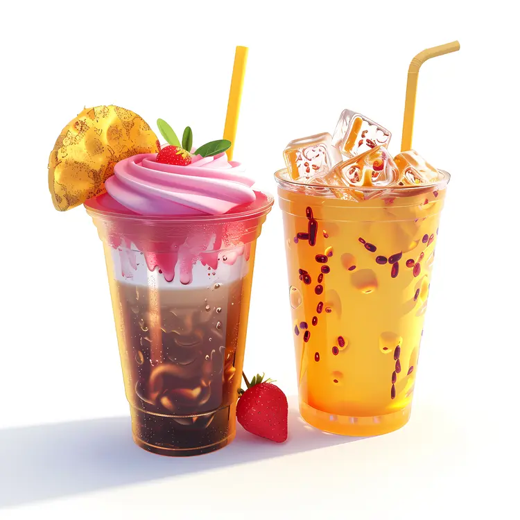Refreshing Iced Drinks