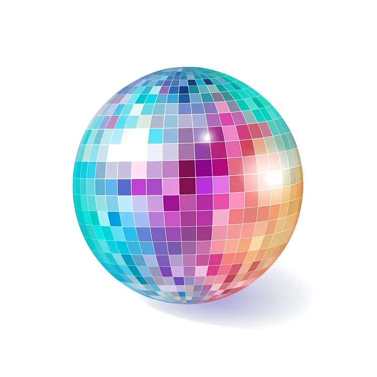 Pastel Disco Ball for Soft Celebrations