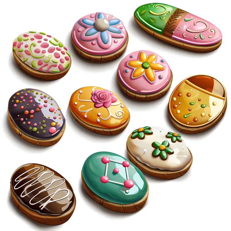 Decorated Cookies with Icing