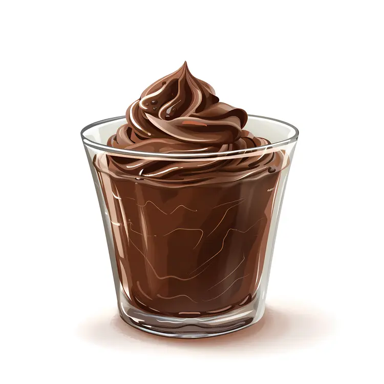 Chocolate Mousse in Glass