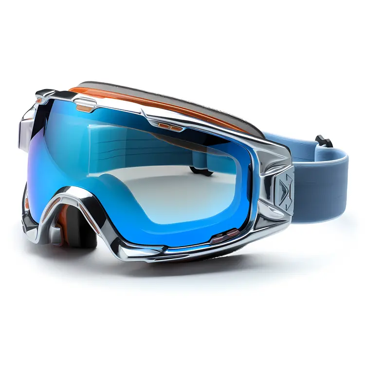 Chrome Ski Goggles for Winter Sports