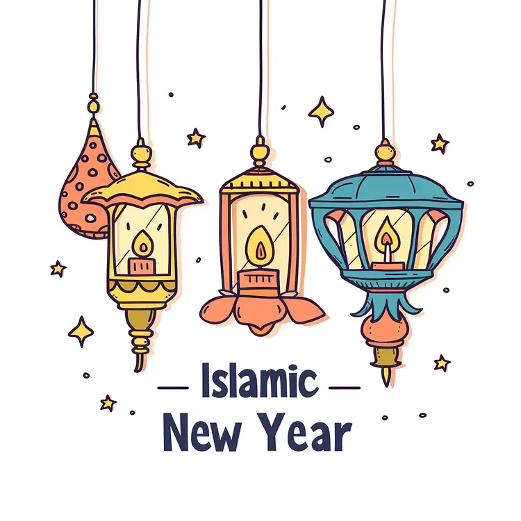 Decorative Lanterns for Islamic New Year