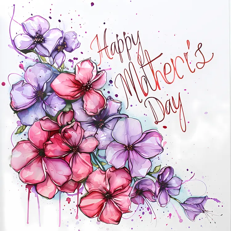 Happy Mother's Day Floral Greeting