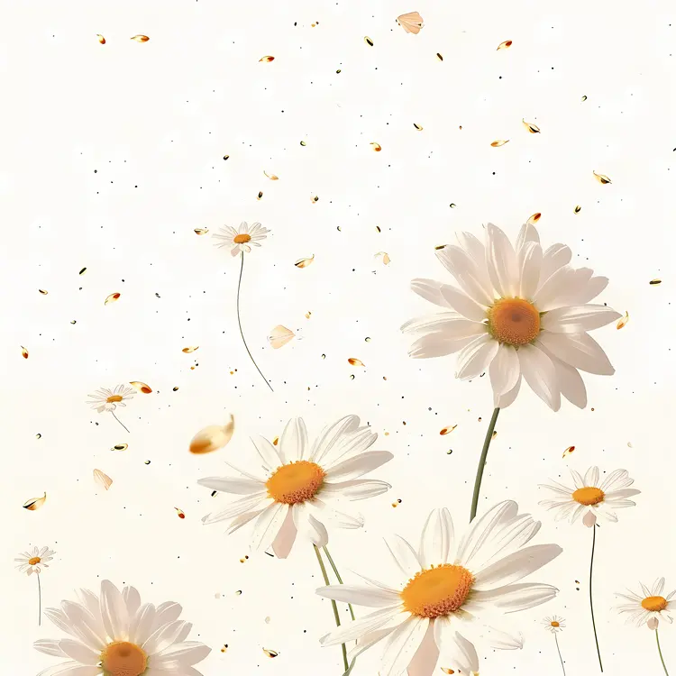 Daisies in a Gentle Breeze