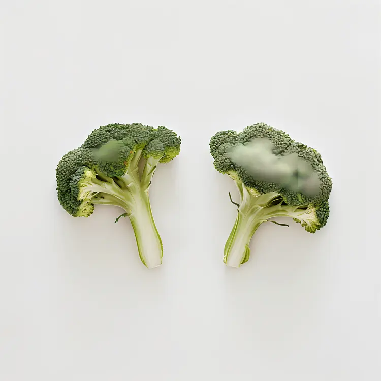 Sliced Green Broccoli