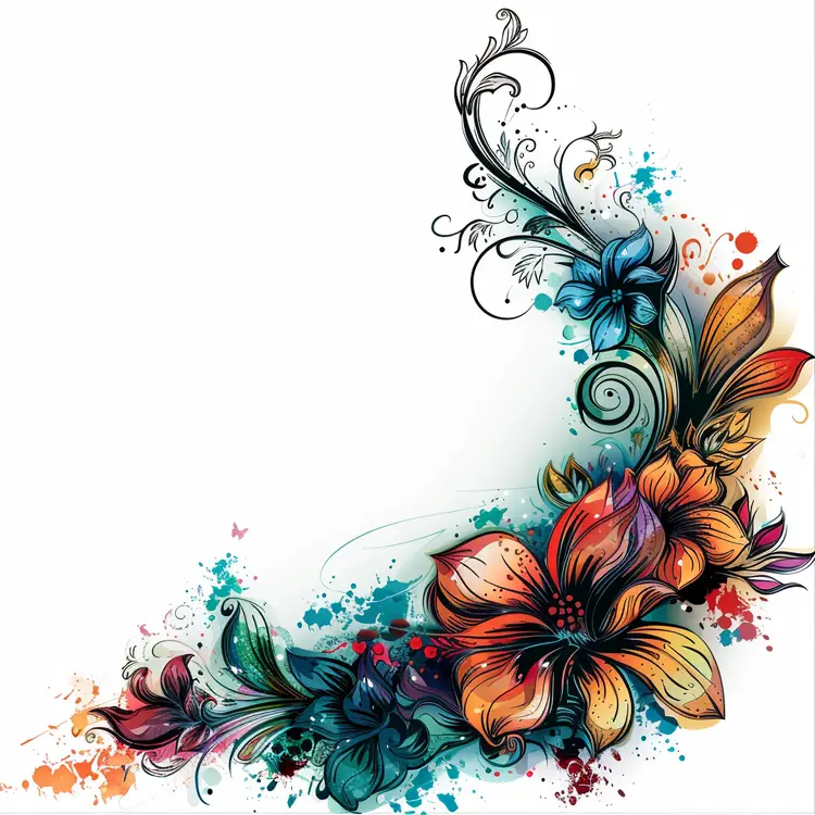 Colorful Floral Design