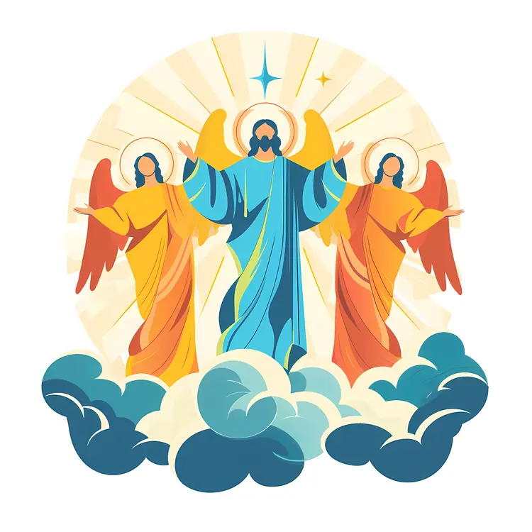 Ascension with Angelic Companions