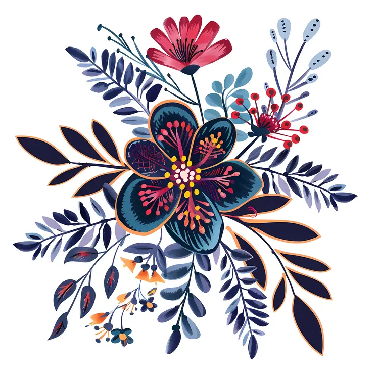 Colorful Floral Design