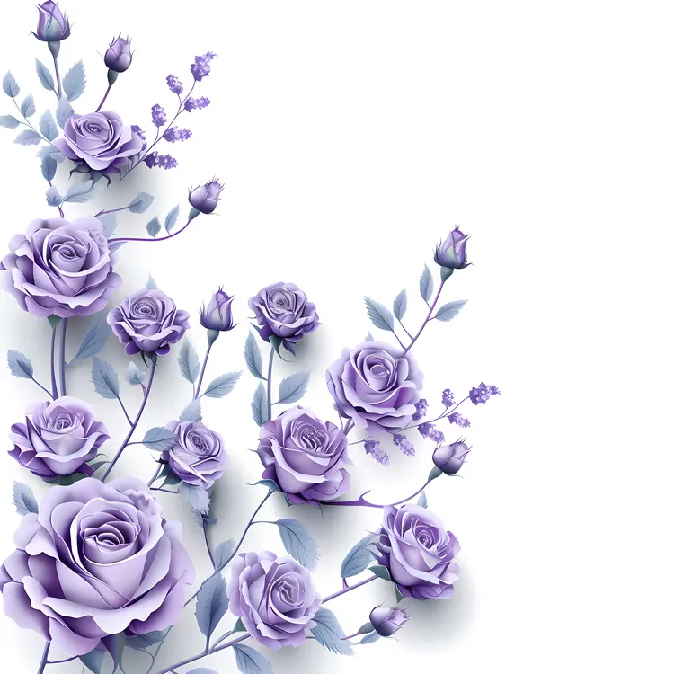 Beautiful Purple Roses