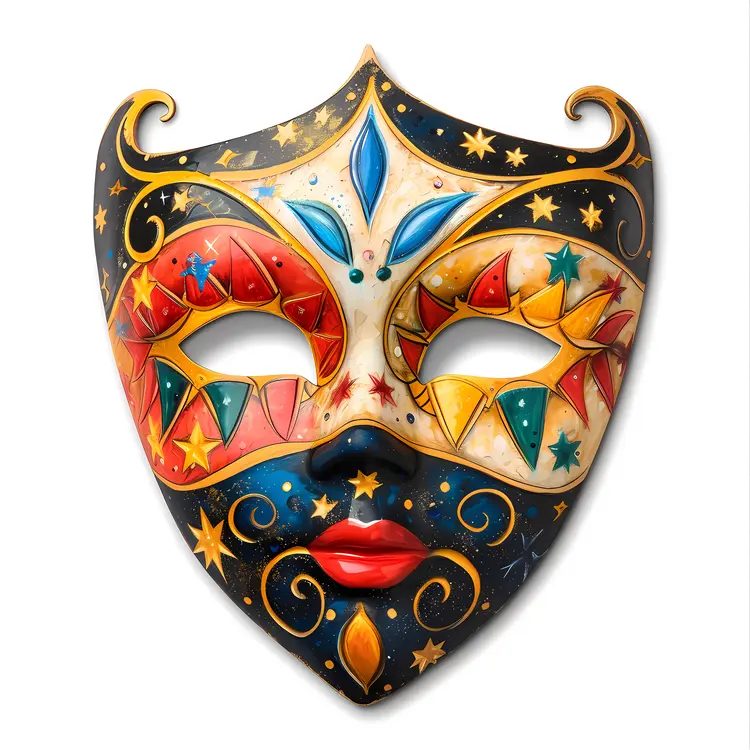 Decorative Colorful Mask for Carnival