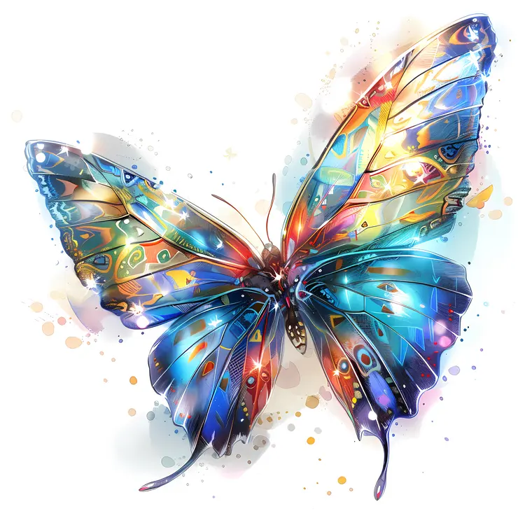 Colorful Butterfly Illustration
