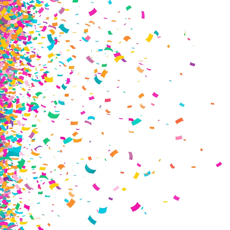 Colorful Confetti for Festive Events