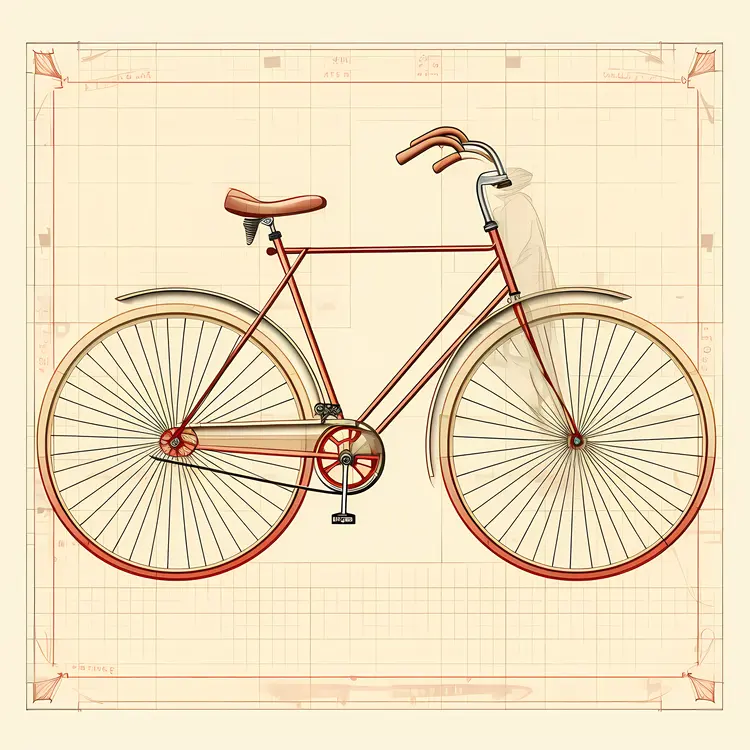 Vintage Bicycle Illustration