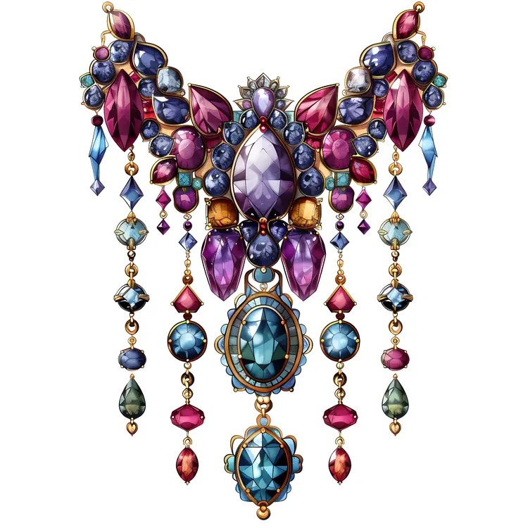 Ornate Jewel Necklace