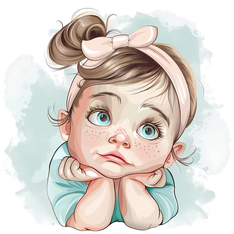 Thoughtful Baby Girl