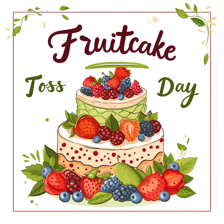 Layered Fruitcake for Toss Day