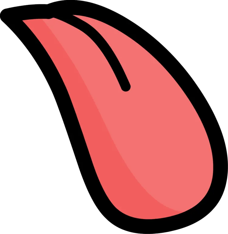 Pink Tongue Illustration