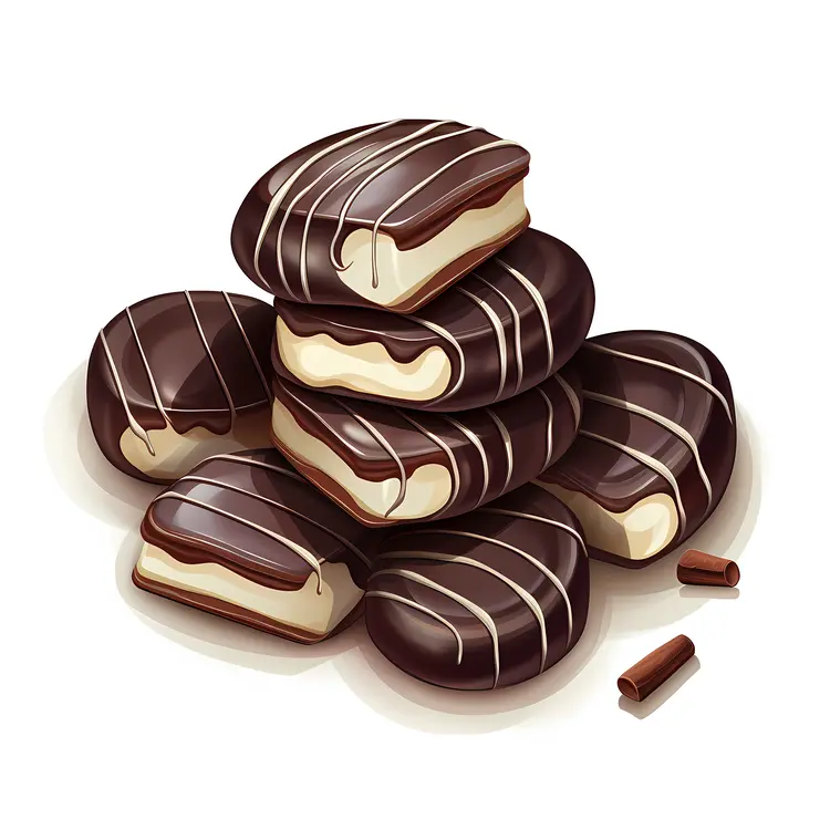 Chocolate Covered Cream Treats