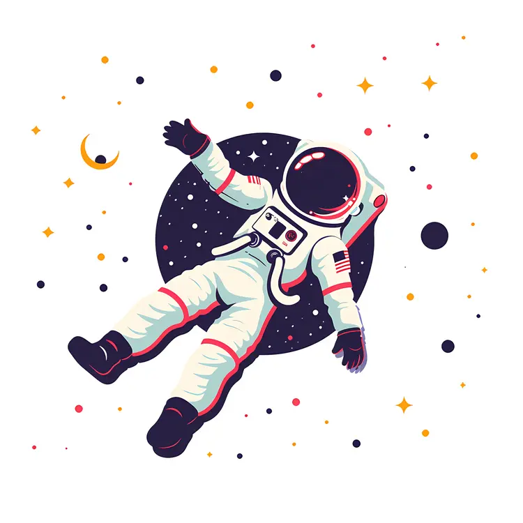 Astronaut in Outer Space