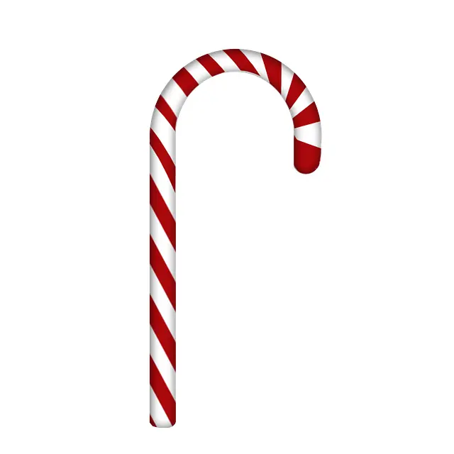Traditional Red and White Candy Cane