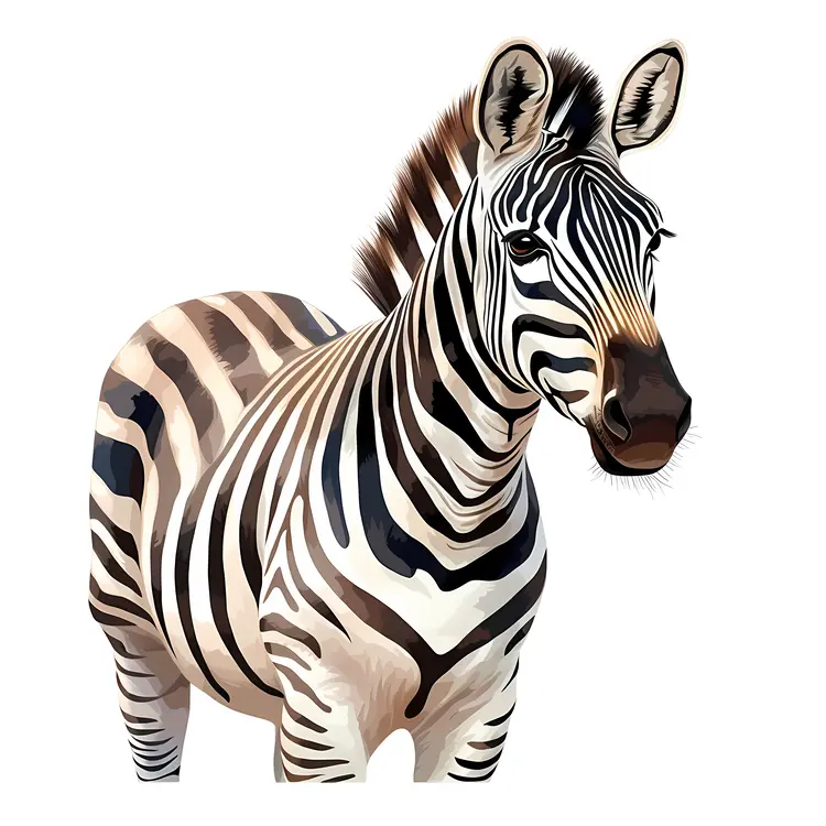 Beautiful Zebra Illustration