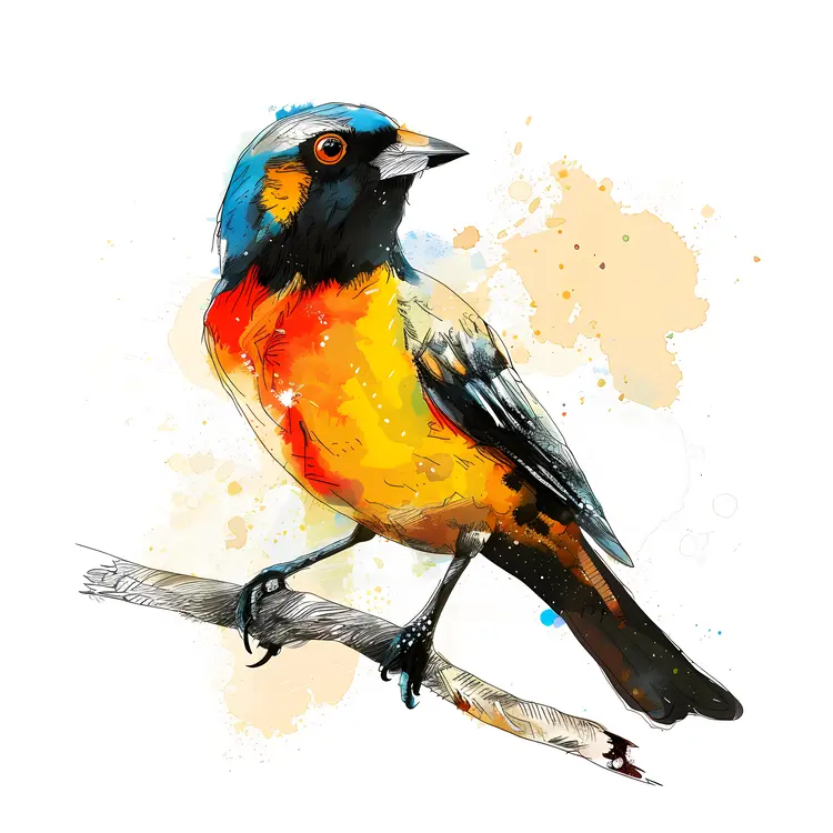Artistic Bird Illustration