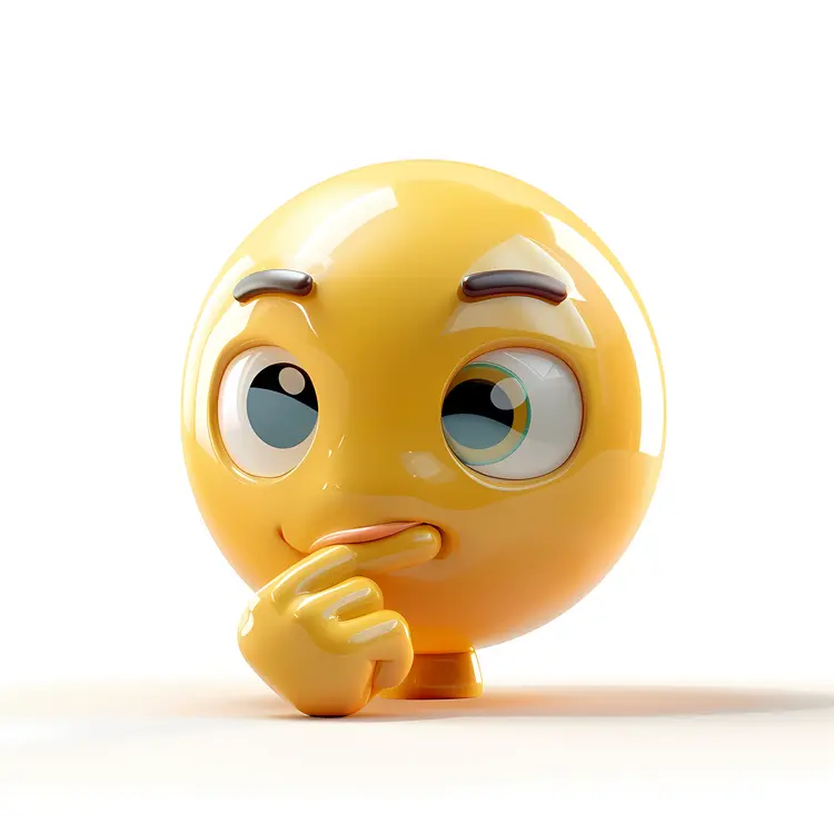 Thinking Yellow Emoji