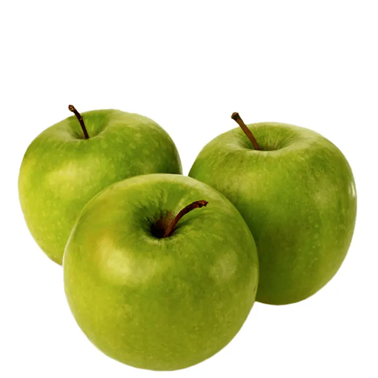 Three Fresh Green Apples