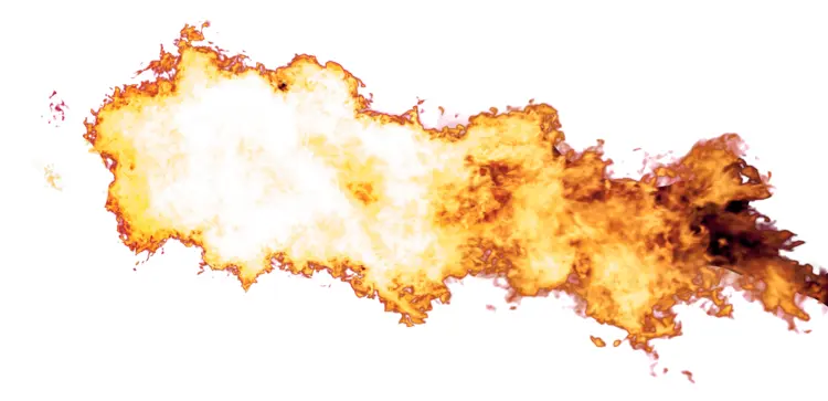 Fiery Explosion Illustration