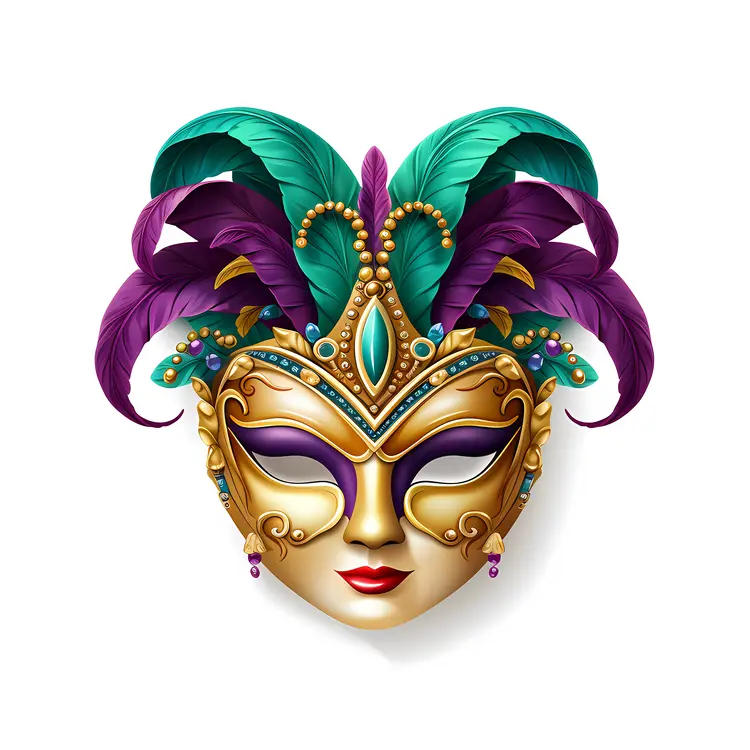 Decorative Mask for Mardi Gras