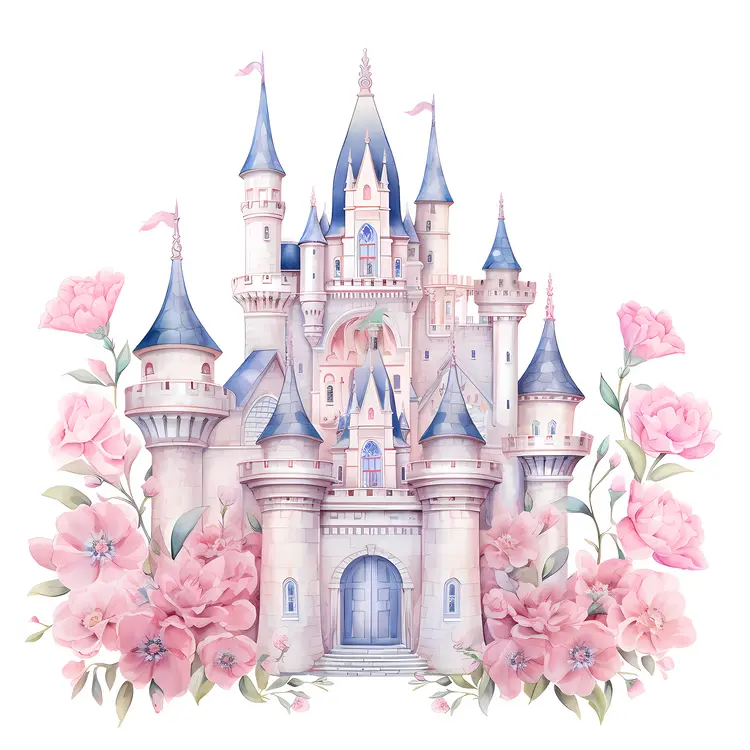 Blue Magical Castle