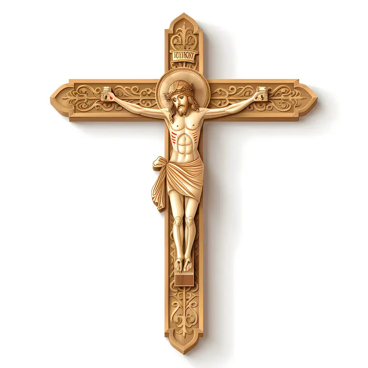 Wooden Crucifixion of Jesus