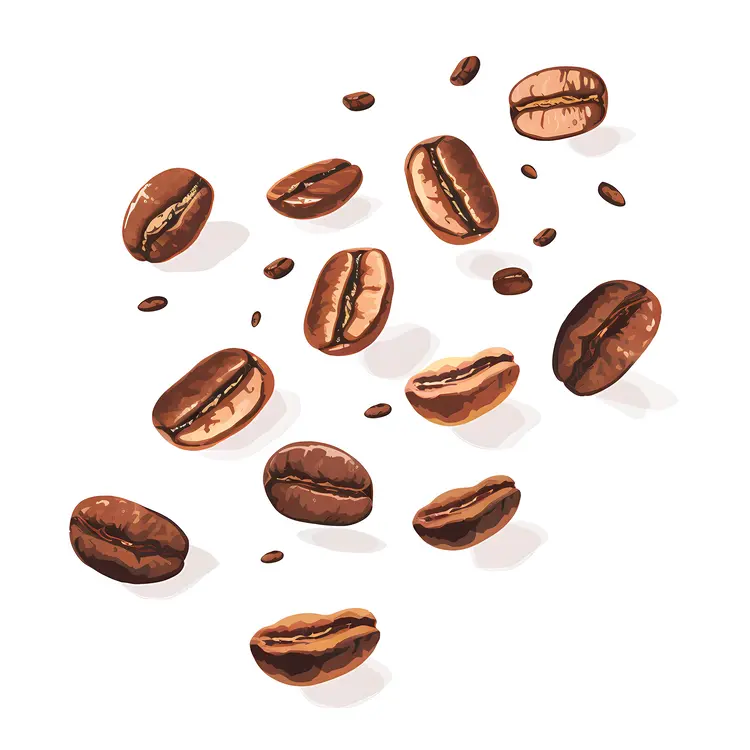 Roasted Brown Coffee Beans