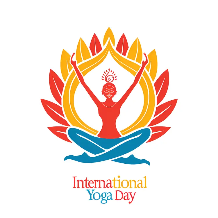 International Yoga Day Lotus Pose