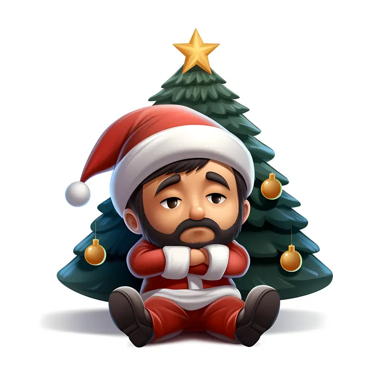 Sad Santa Claus