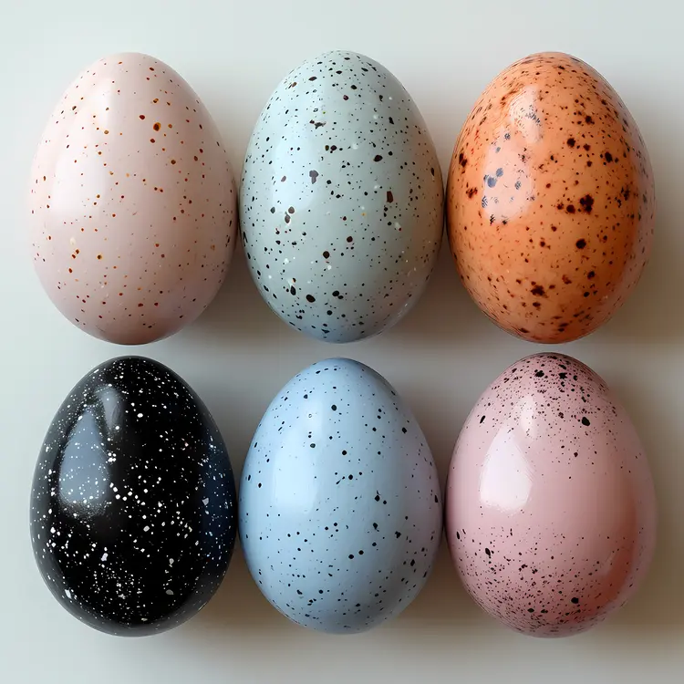 Colorful Speckled Eggs