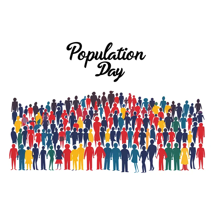 Colorful Population Day Illustration