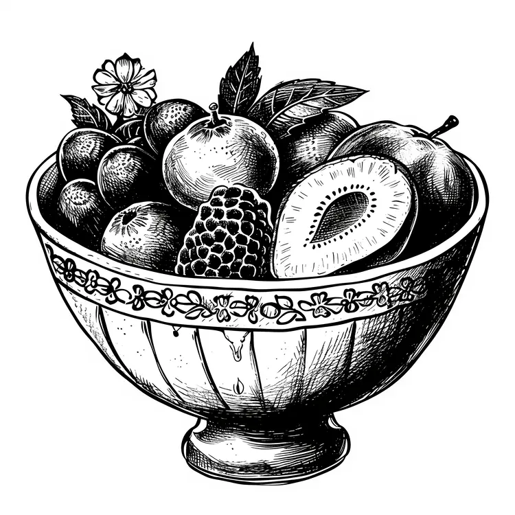 Elegant Fruit Bowl