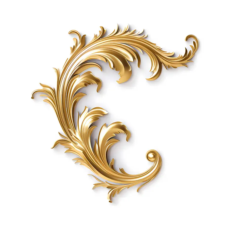 Intricate Gold Ornamental Design