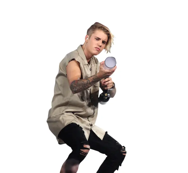Person with Microphone in Performance