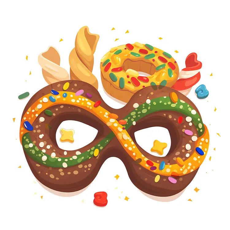 Colorful Donuts with Sprinkles