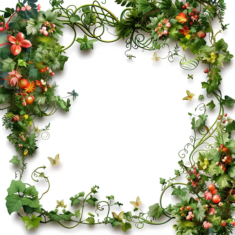 Floral Frame Decoration
