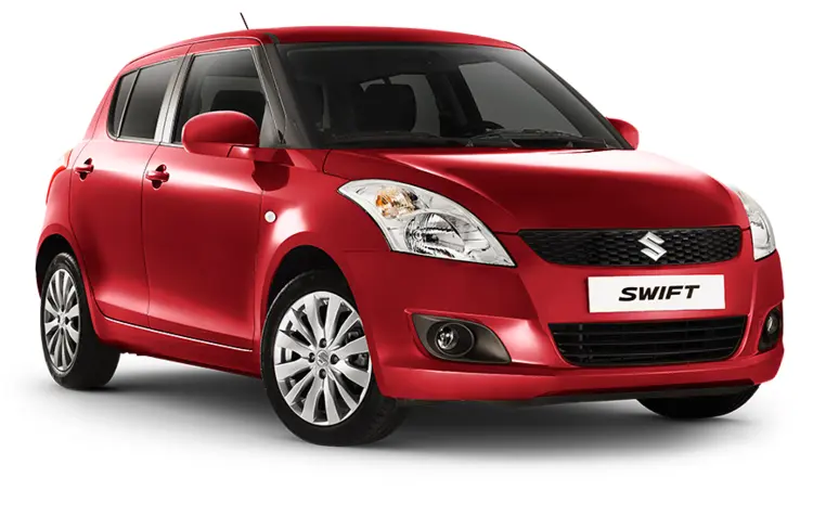 Red Suzuki Swift Hatchback