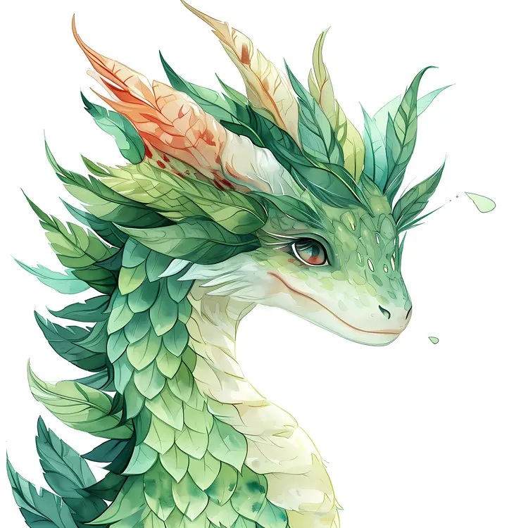 Leafy Dragon with Green Scales