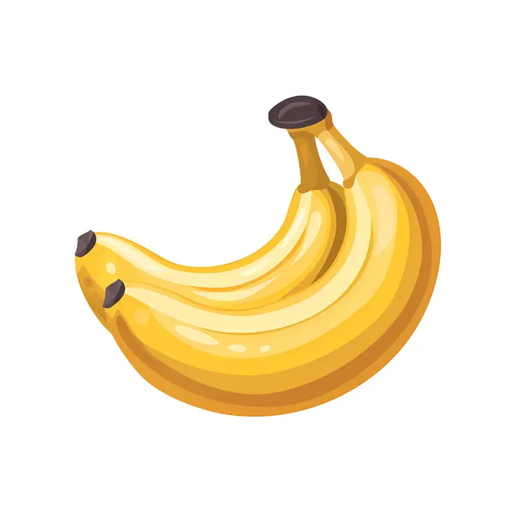 Simple Cartoon Bananas