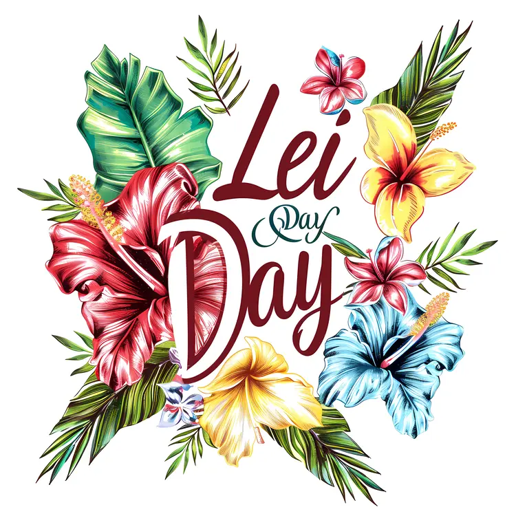 Lei Day Floral Arrangement