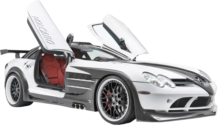 Silver Mercedes-Benz Sports Car